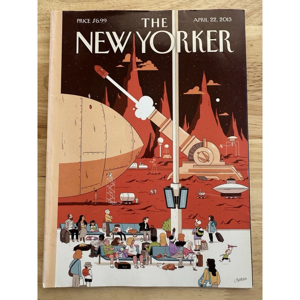 The New Yorker Magazine April 22, 2013 "Now Boarding" by Luke Pearson